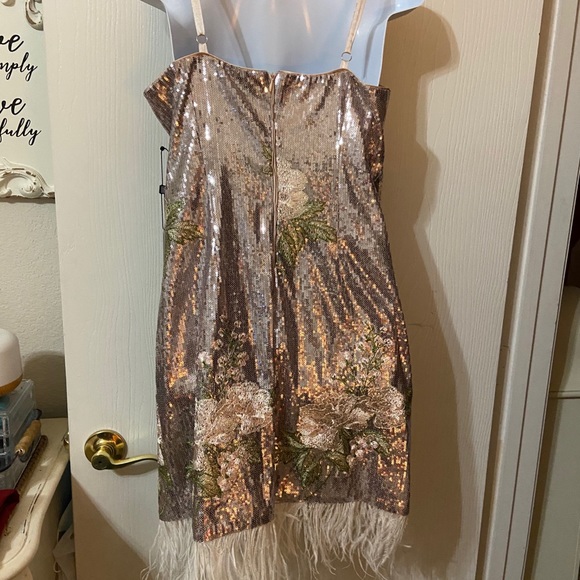 Laundry by Shelli Segal rose gold NWT sz 8 - Picture 4 of 13